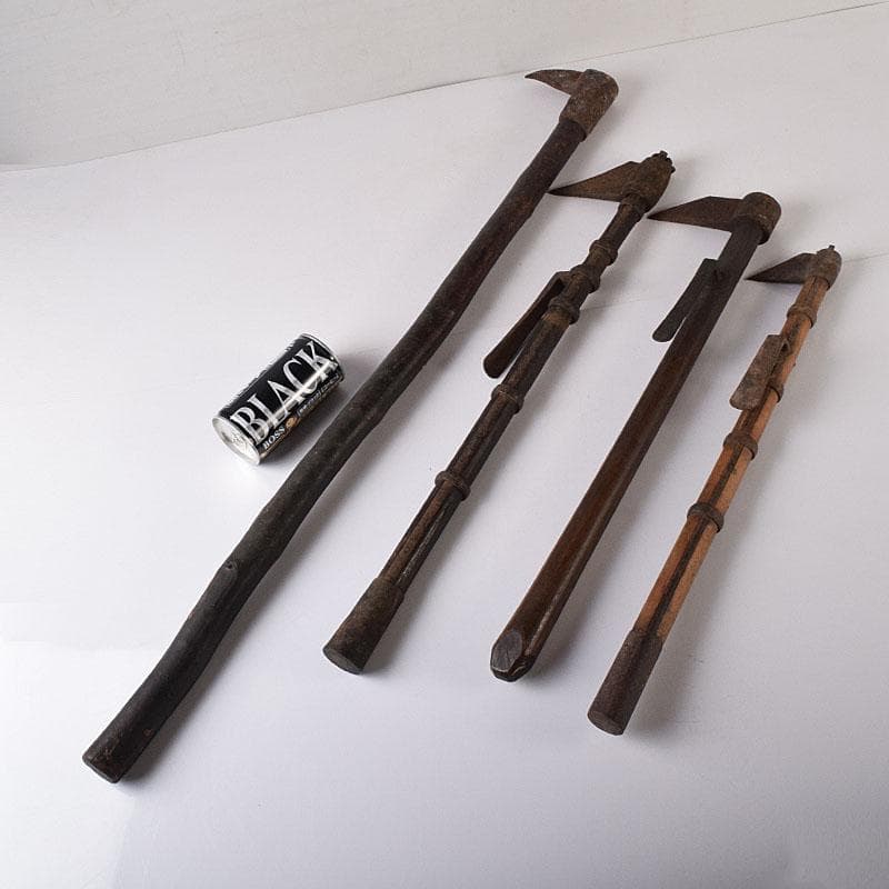 火消道具 古い鳶口 古鉄製 鳶口 火消鉤 4点まとめて V R8466H - メルカリ