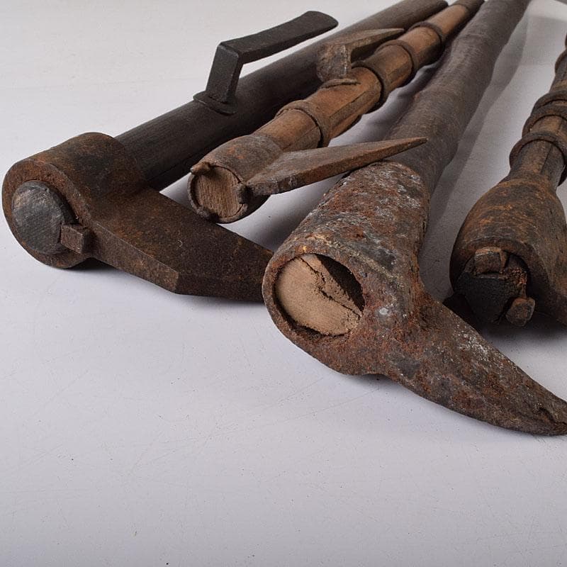 火消道具 古い鳶口 古鉄製 鳶口 火消鉤 4点まとめて V R8466H - メルカリ