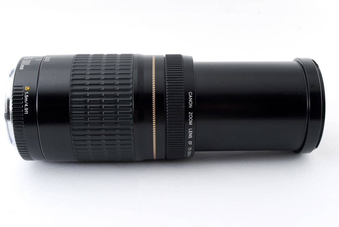 望遠レンズ☆フード付き☆一眼レフ カメラCanon EF75-300㎜ カメラ