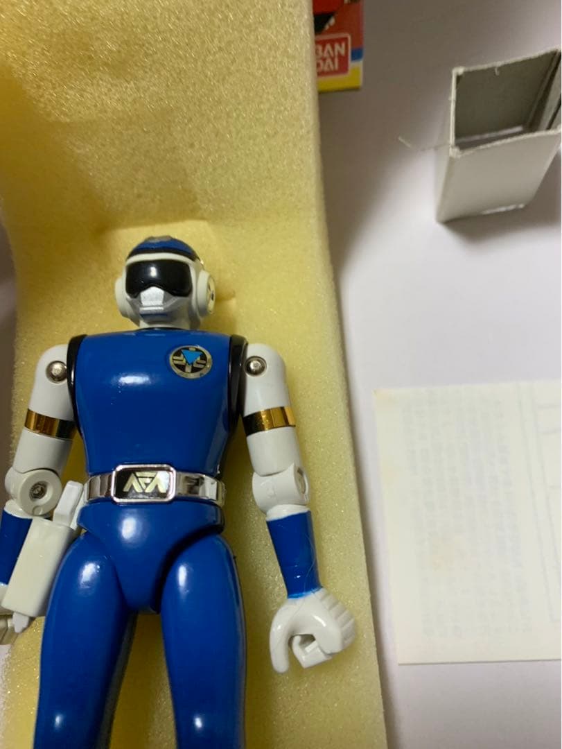 ⚠️デッドストック　超新星フラッシュマン　ブルーフラッシュ　超合金　バンダイ