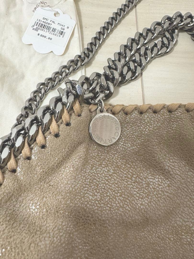 STELLA MCCARTNEY ファラベラ ミニトートバッグ グレージュ 美品