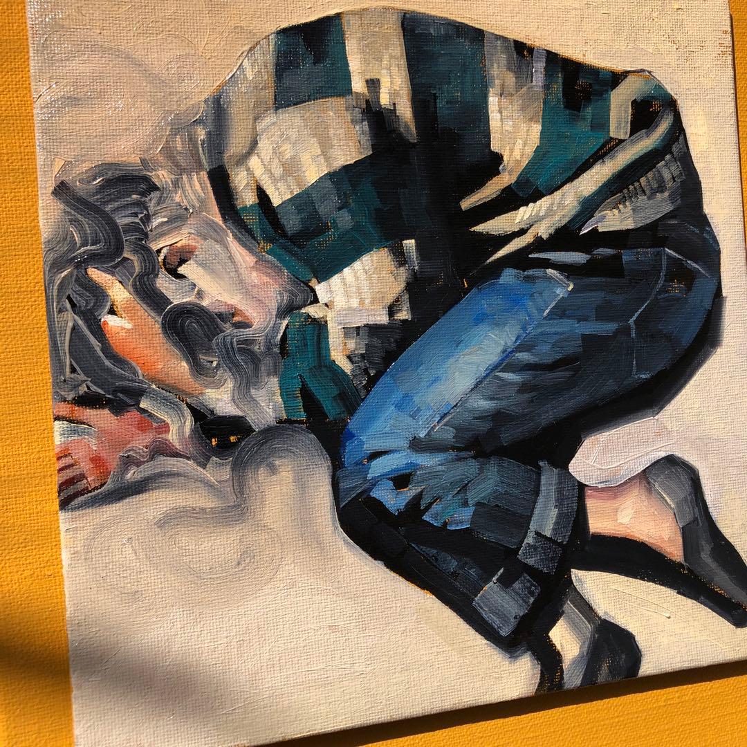 油彩『Until I Melt Away』(私が溶けて消えるまで)