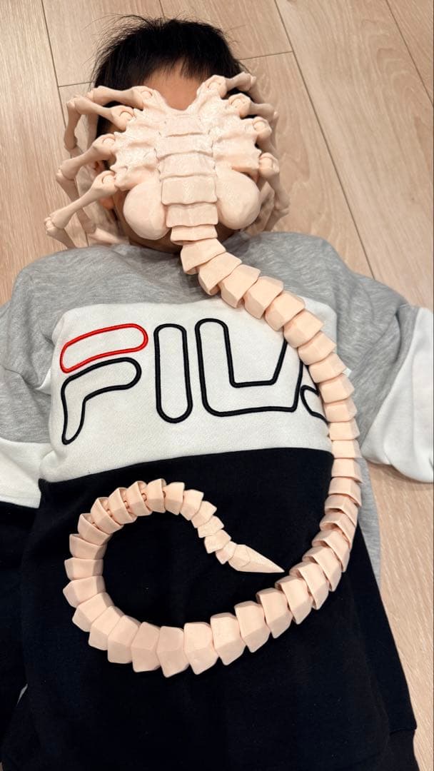 【エイリアン/Alien】可動関節式！超リアル実物大 フェイスハガー3Dプリント