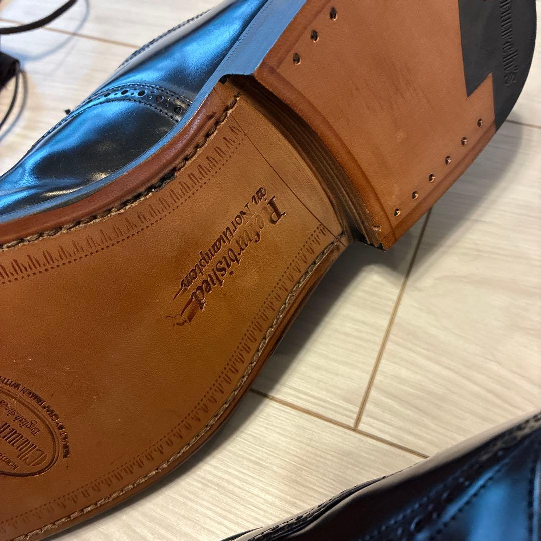 チャーチ　church's Custom Grade ブラック ドレスシューズ