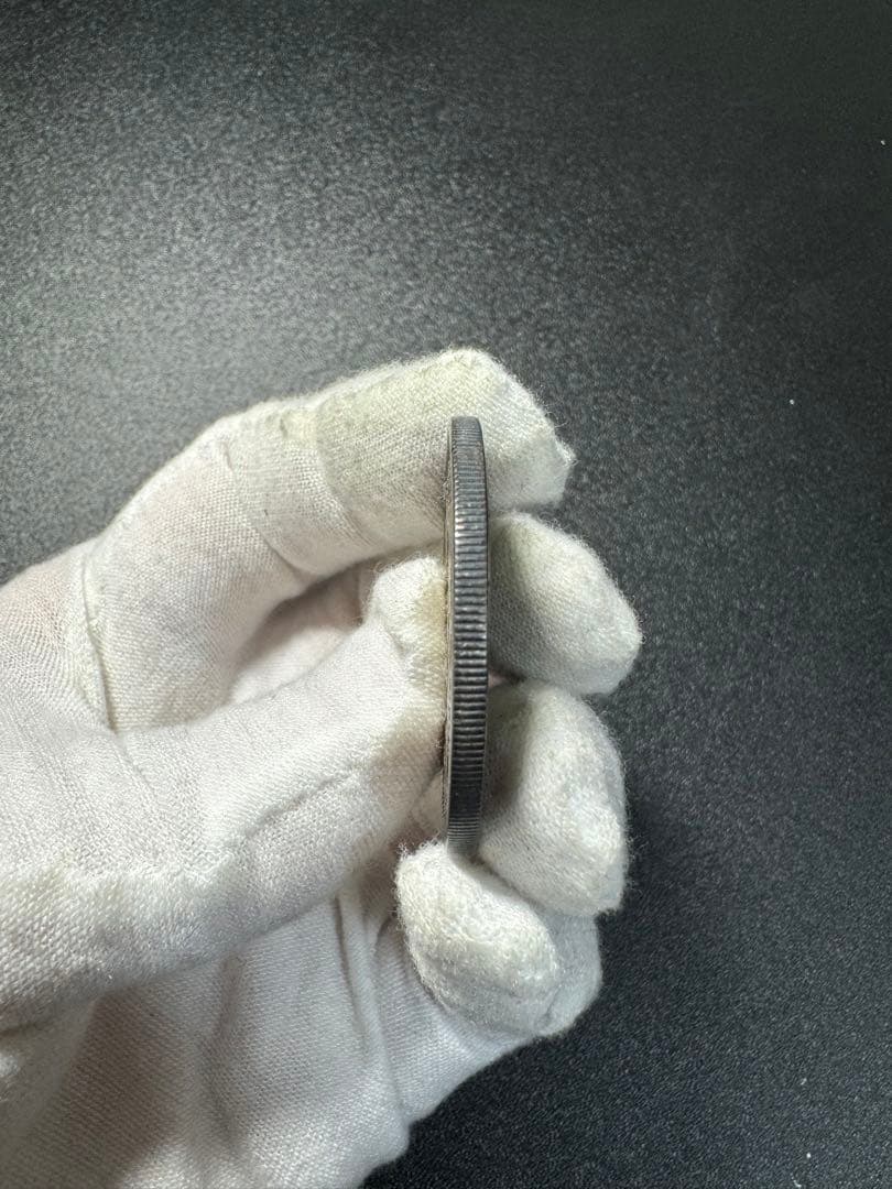 明*子様 貿易銀27.2g明治十年　古銭　 詳細な画像は最後にあります銀9