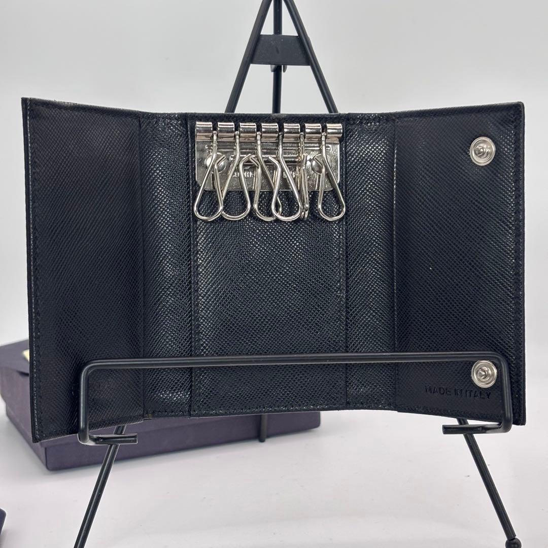 M222】PRADA☆TESSUTO 6連キーケース 未使用