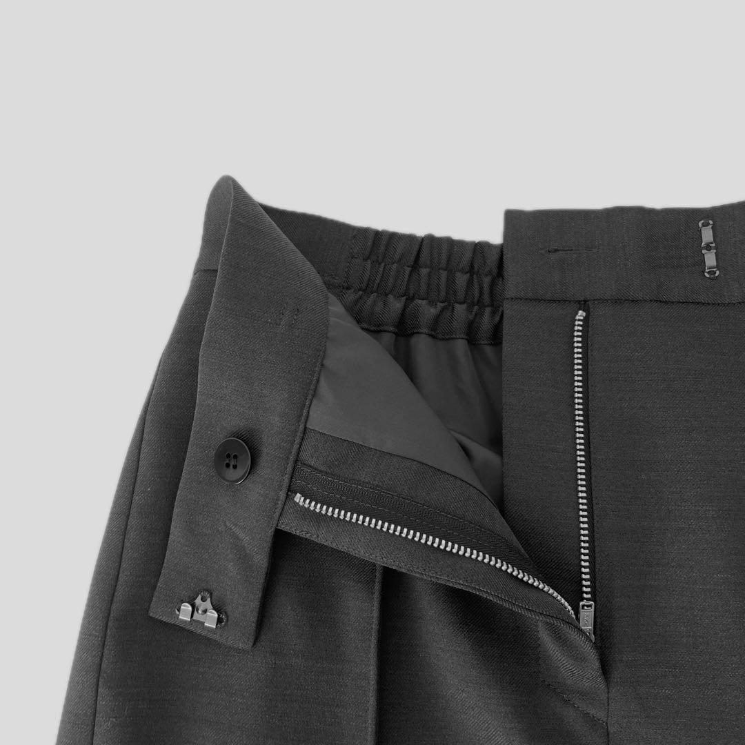 美品 anuansアニュアンス / ピンタックミディタイトスカート S