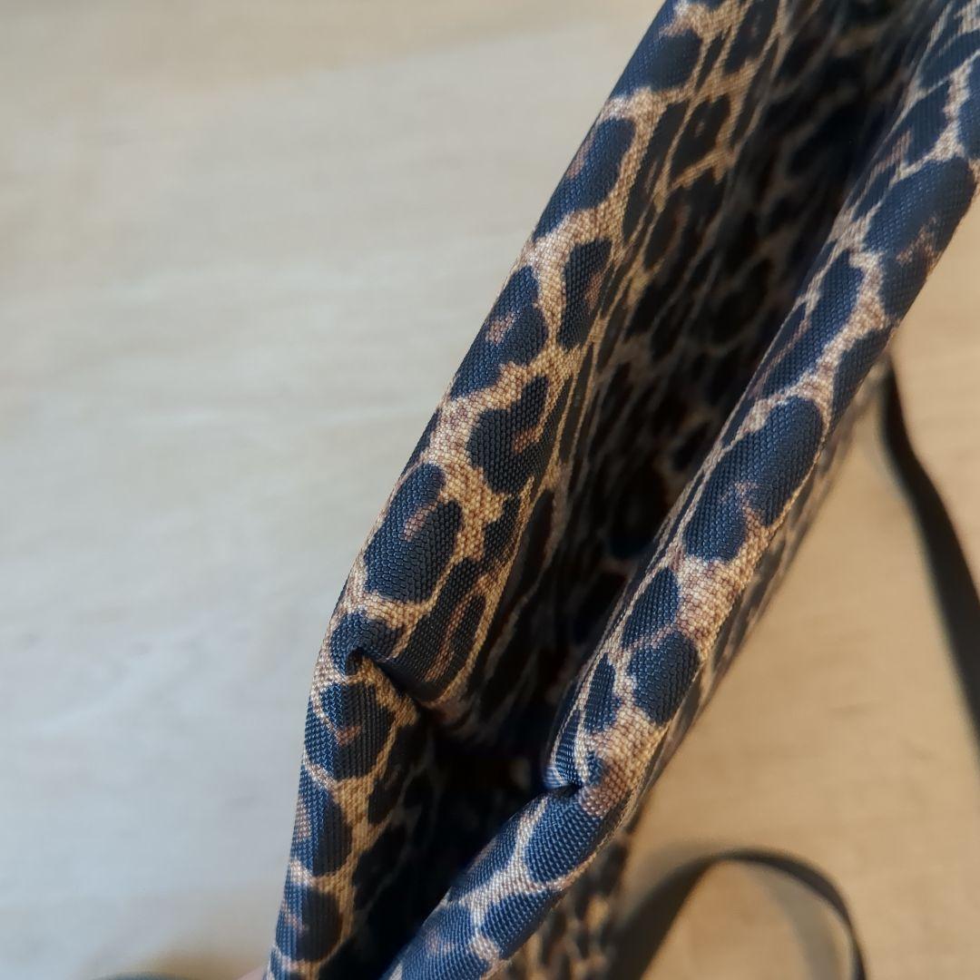 エルベシャプリエ　グリーンレーベル別注　ビッグポシェット　パンサートープ