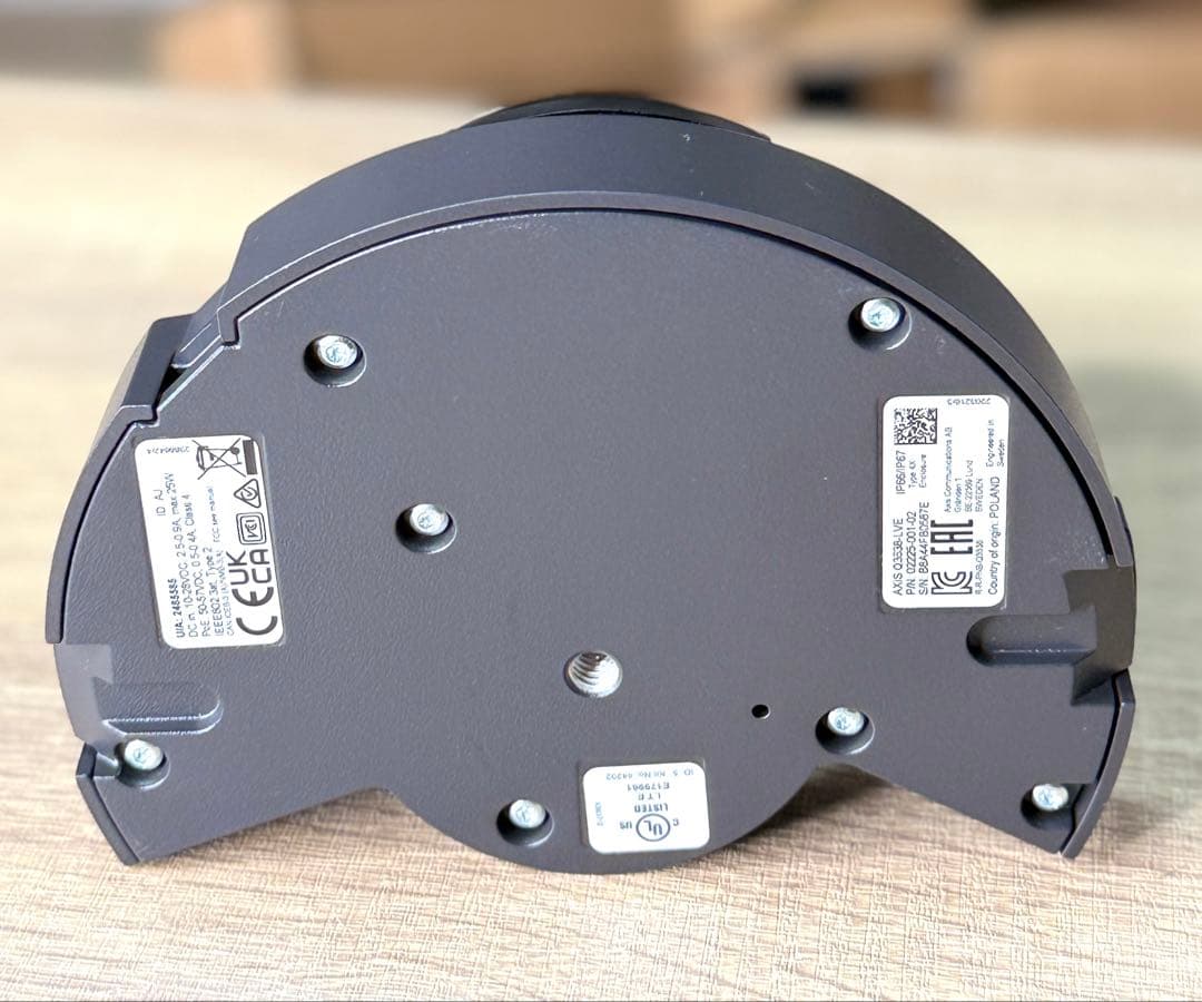 02225-001 AXIS Q3538-LVE DOME CAMERA【中古】 Amazon.com: AXIS