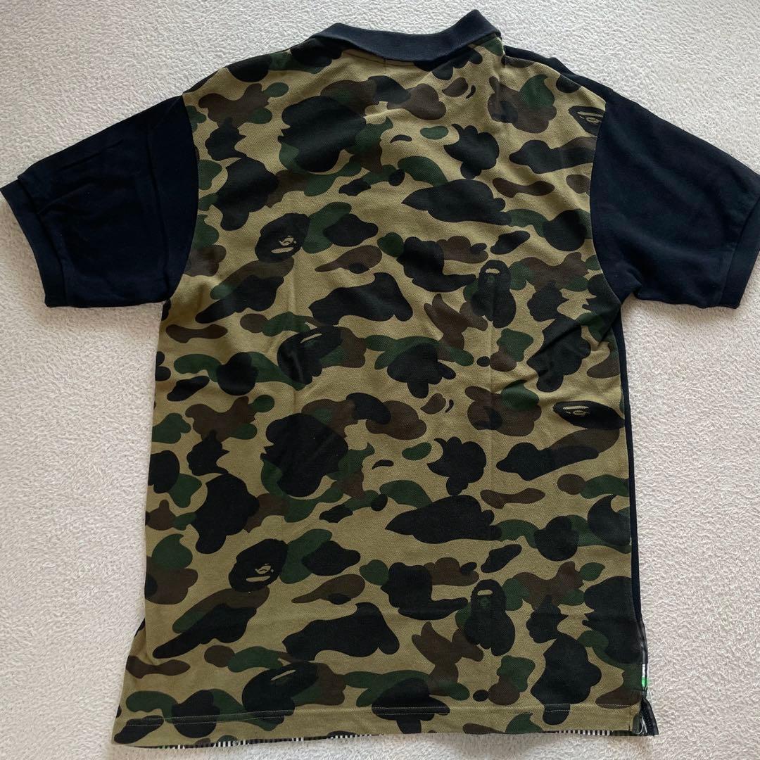 A BATHING APE 迷彩ポロシャツ Mサイズ A Bathing Ape カモフラージュ