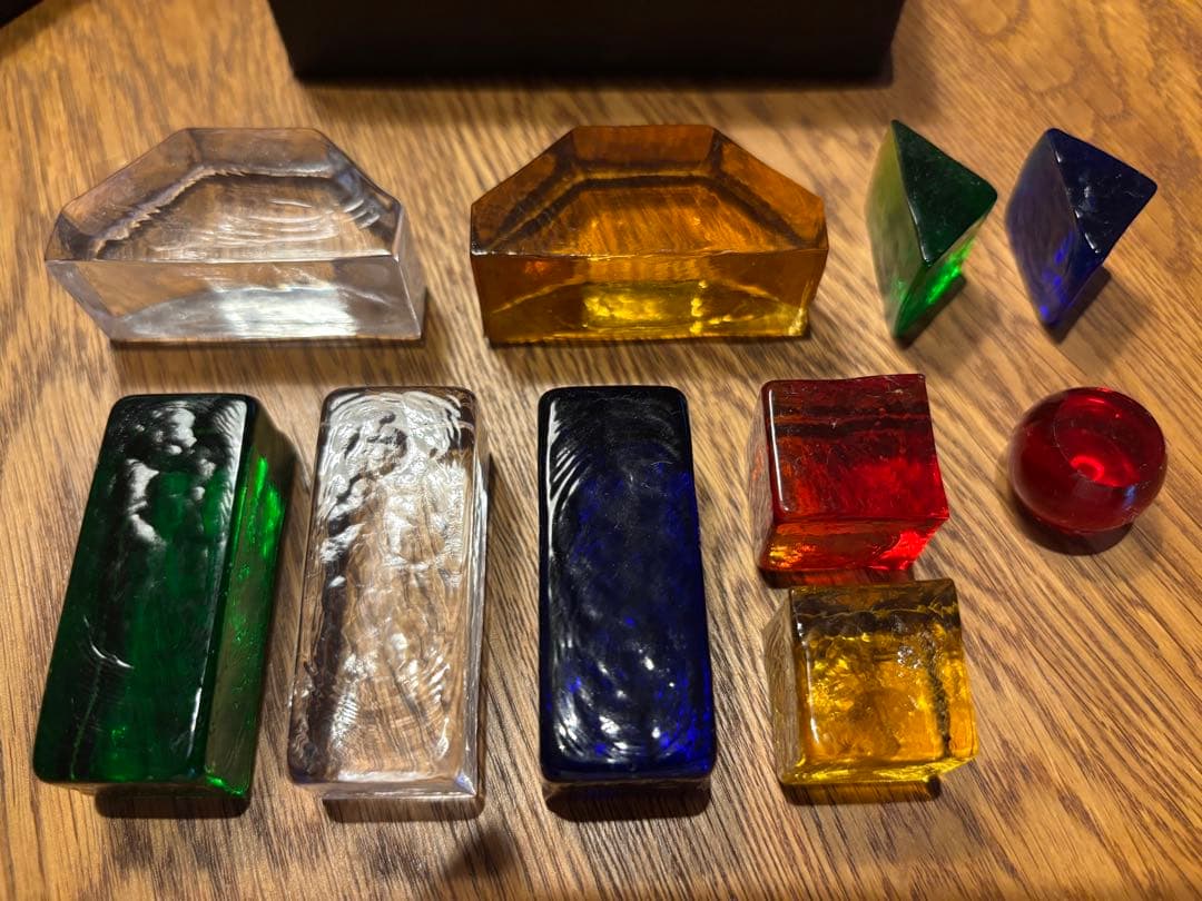 ブルーノ・タウト『ガラスの家の玩具』ガラスの積木 - メルカリ