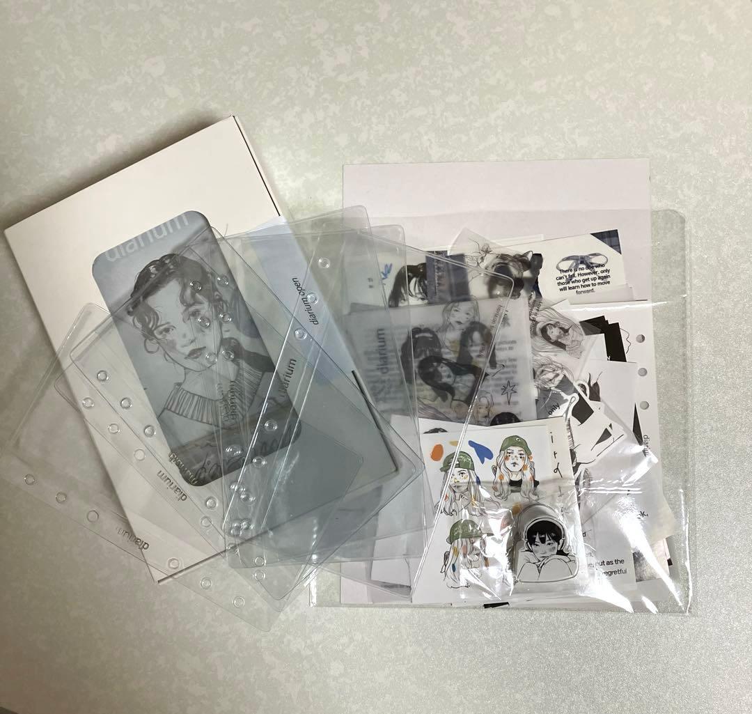 diarium 韓国限定 A6バインダー リフィル 貯金シート貯金 saving