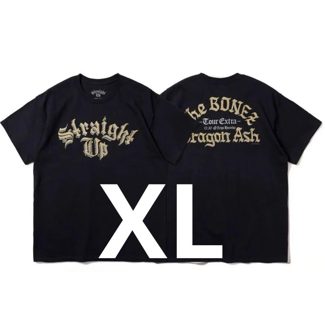 Straight Up XL Tシャツ 黒 DA The BONEZ