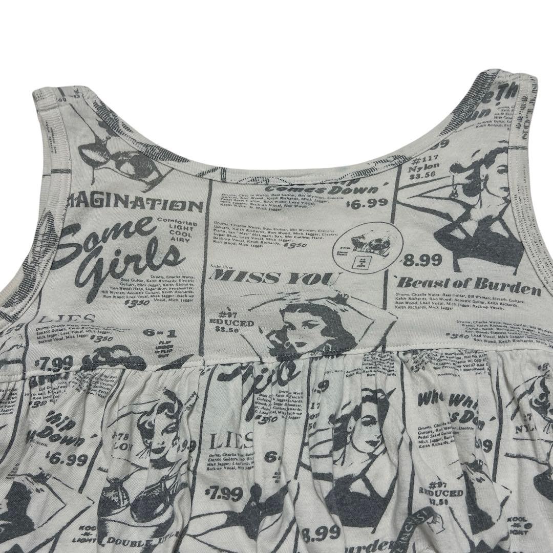 HYSTERIC GLAMOUR ローリングストーンズ フリルタンクトップ 希少