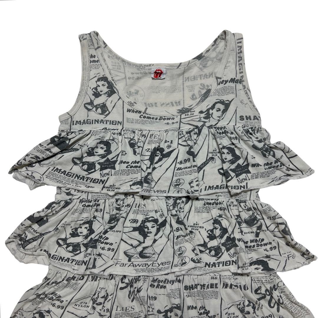HYSTERIC GLAMOUR ローリングストーンズ フリルタンクトップ 希少