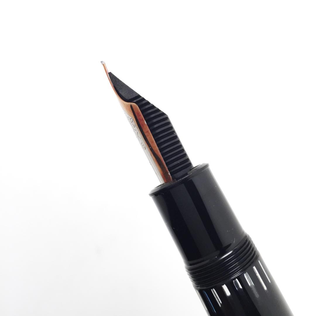 きれい 70年代 モンブラン 万年筆 149 14C 中白 エボナイト