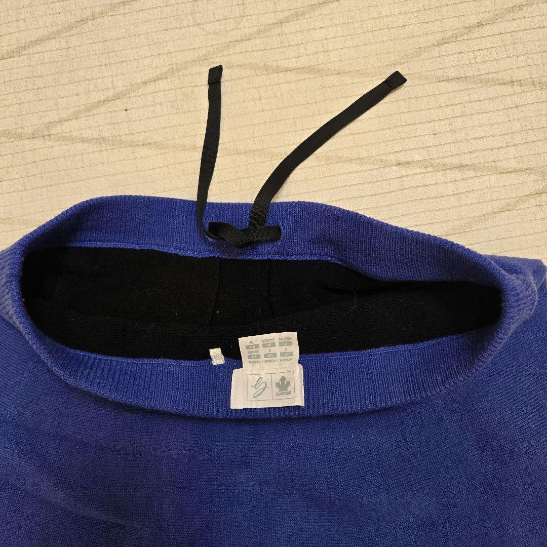 〖デサントゴルフ〗ニットセットアップ セーター ネイビー 青 ボーダー