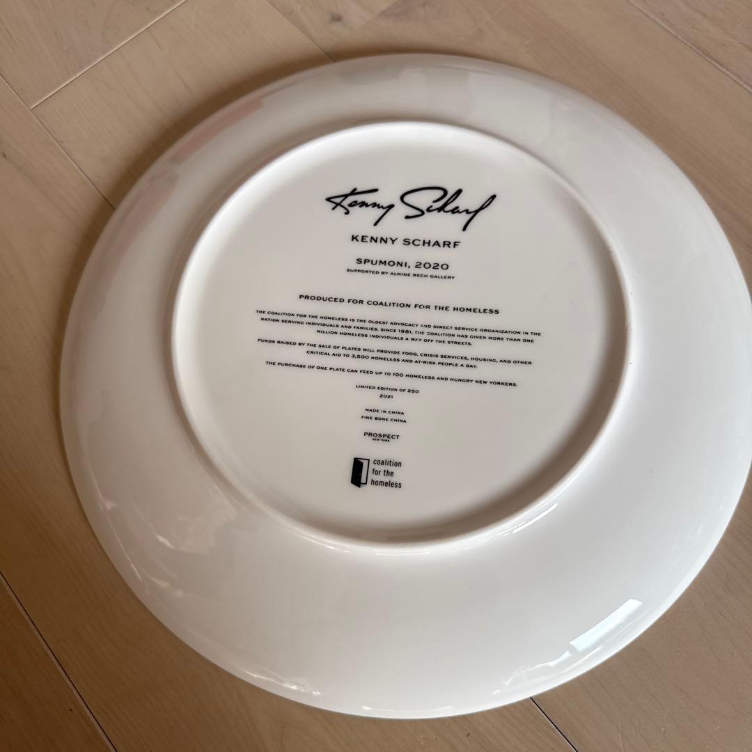 絵画 Kenny Scharf Plate SPUMONI Art Limited