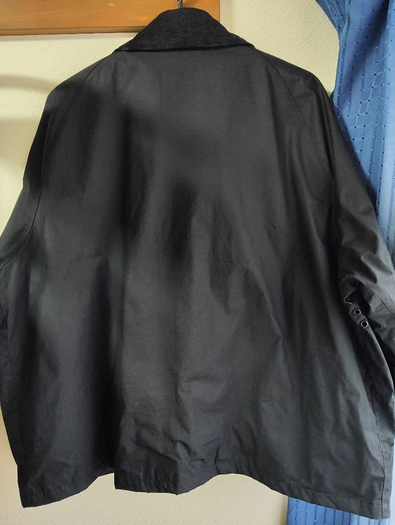 Transport Wax Jacket ブラック サイズ38 レプリカ品
