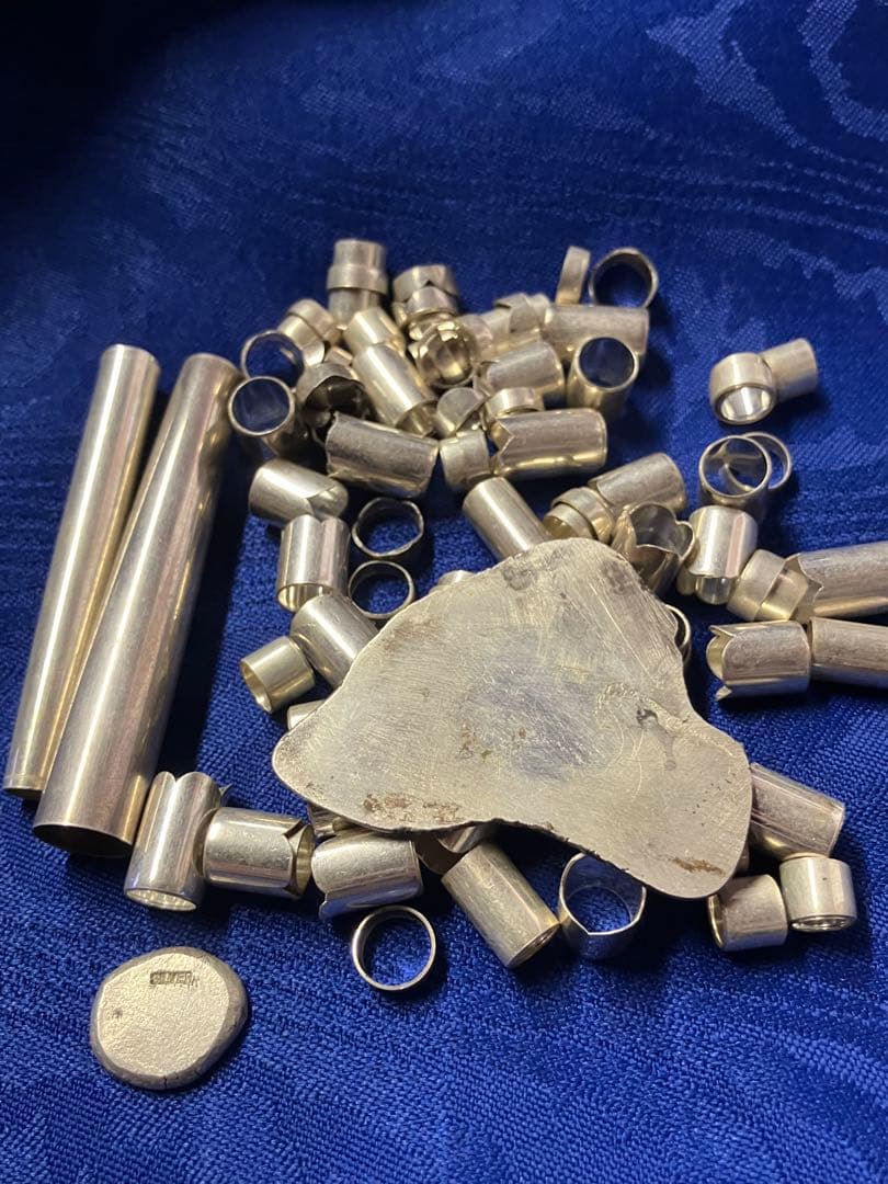 亀*人様 銀塊 シルバー925 100g 銀キャップ 万年筆の部品