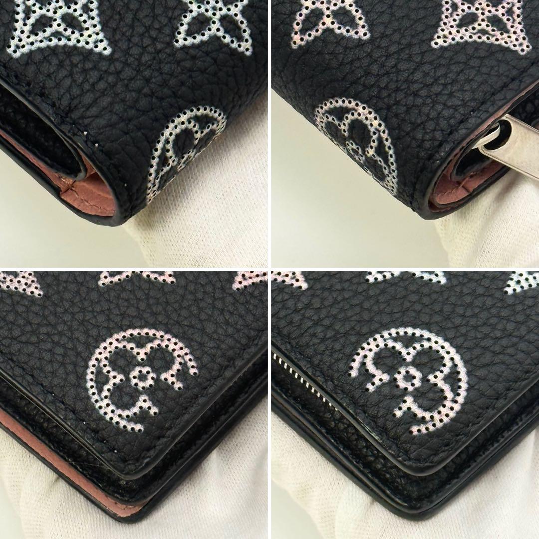 極美品 希少✨ルイヴィトン マヒナ フライトモード クレア 二つ折り