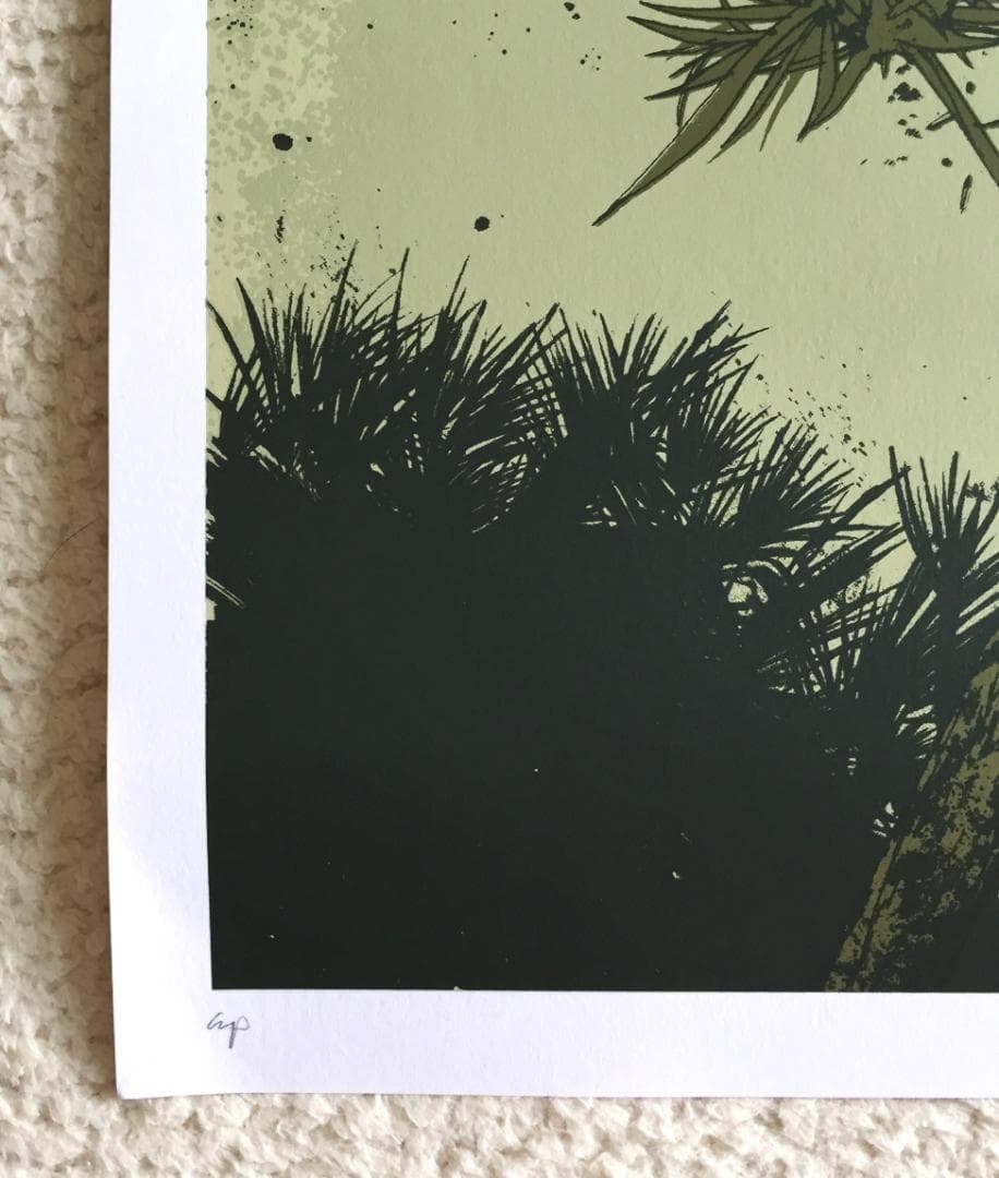 Evan Hecox Palm Spring Desert ポスター サイン入り