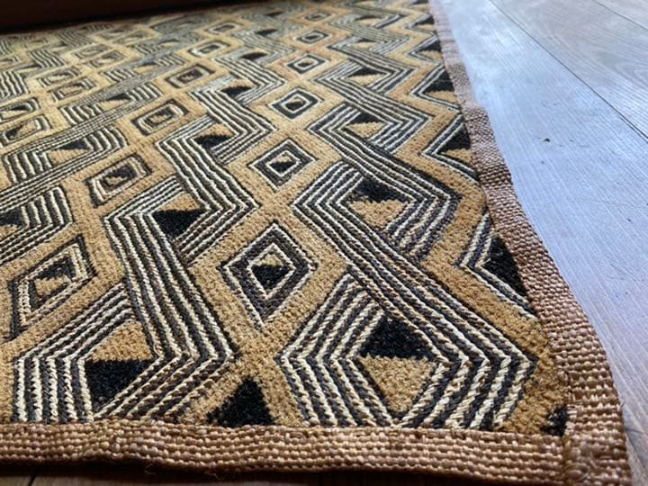 クバ族草ビロード貴重アンティーク