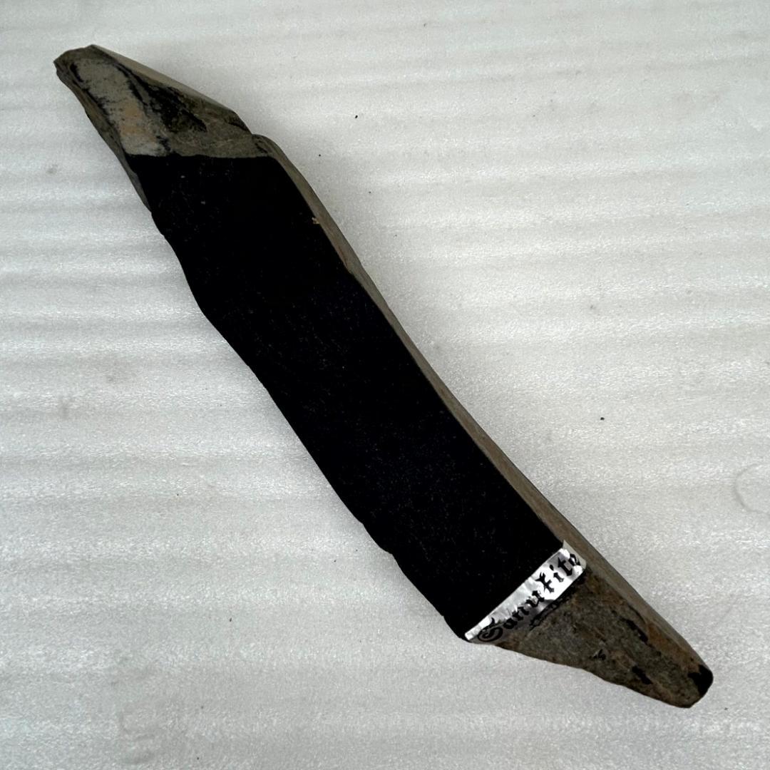 サヌカイト 34㎝ 19㎝ 天然 カンカン石 石琴 たたき棒台座付 楽器 風鈴