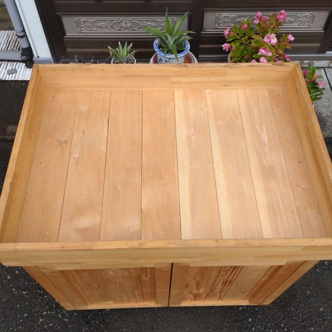 送料込み】木製キャビネット・サイドボード 収納 DIY台-当店在庫あり