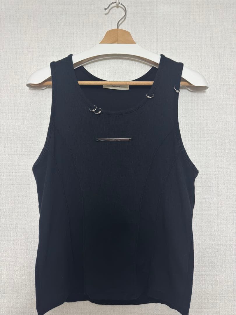 jentlouis】 Neck Piercing Tank Top Mサイズ - メルカリ