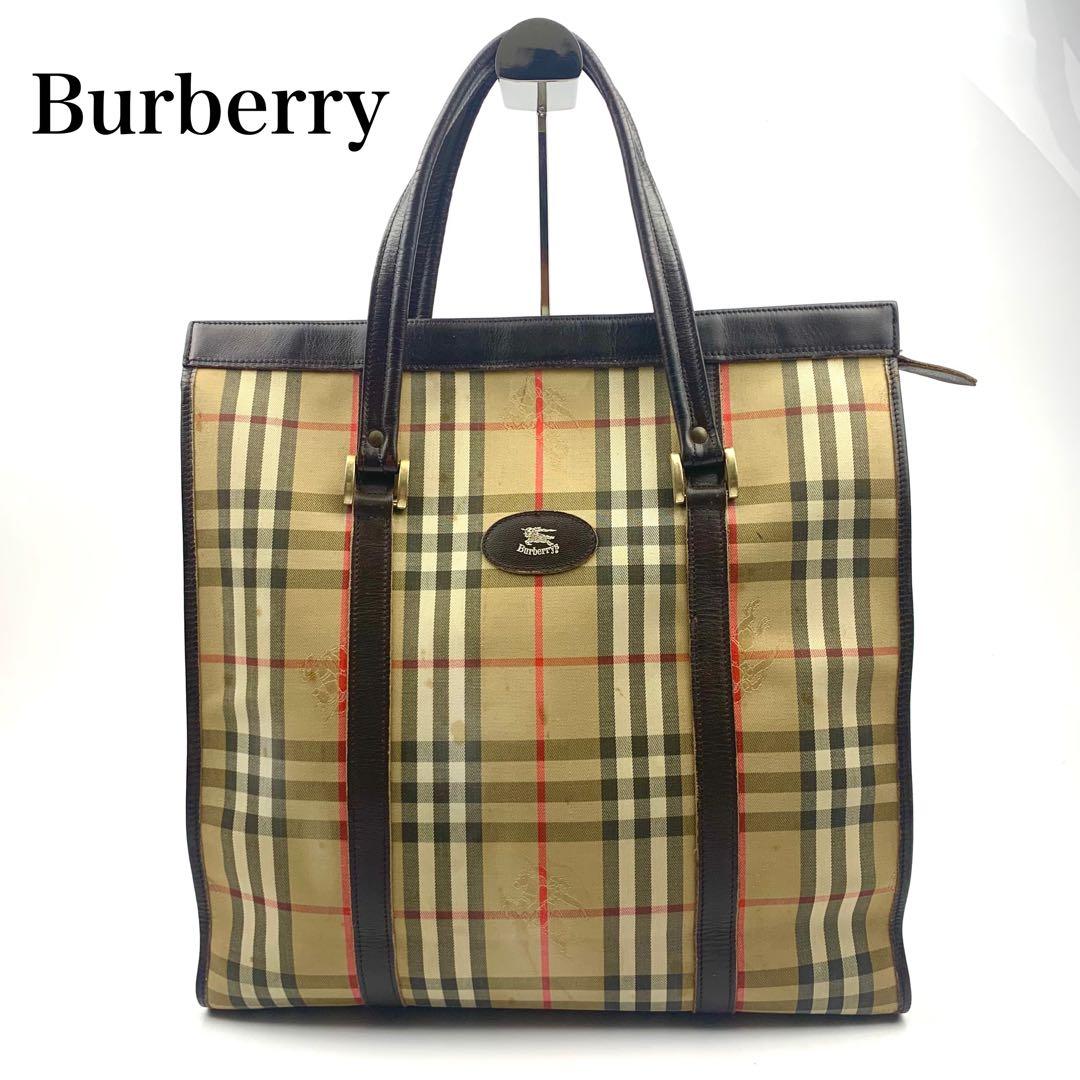 美品✨ノバチェック✨シャドーホース✨BURBERRY バーバリー トートバッグ