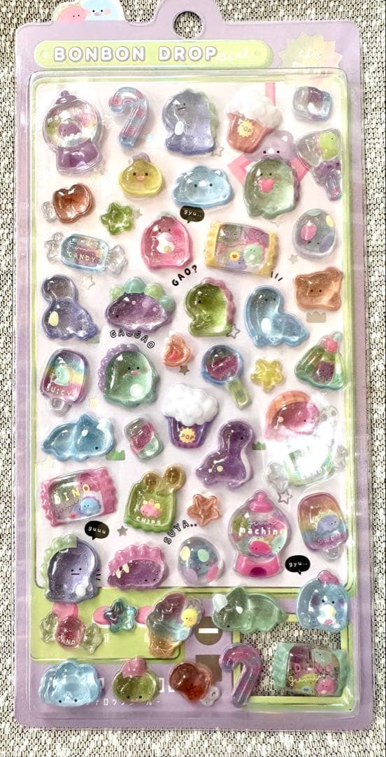 W*♪様 ポンポンドロップシール　がおがおボンボン　ぴよぴよボンボン　セット　廃