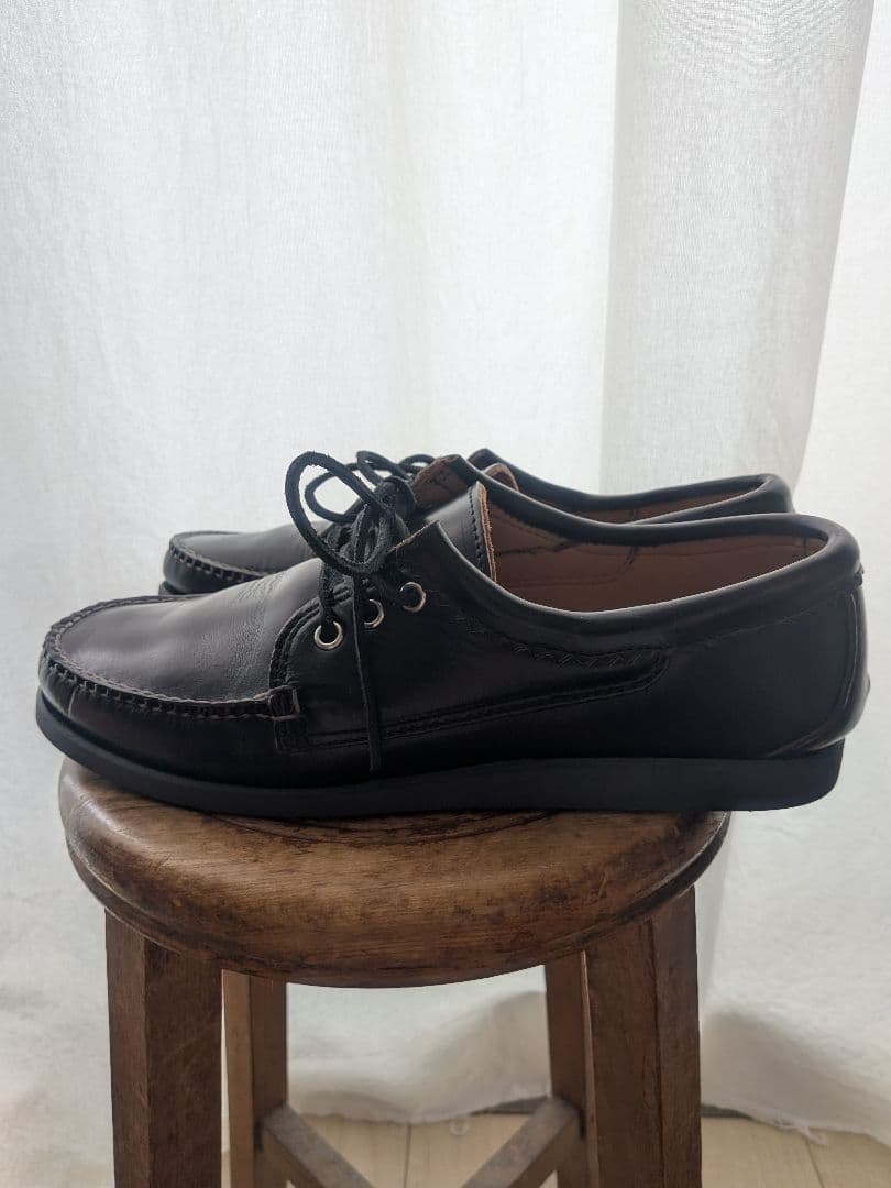 靴 QUODDY TRAIL MOCCCASIN BLACK US9