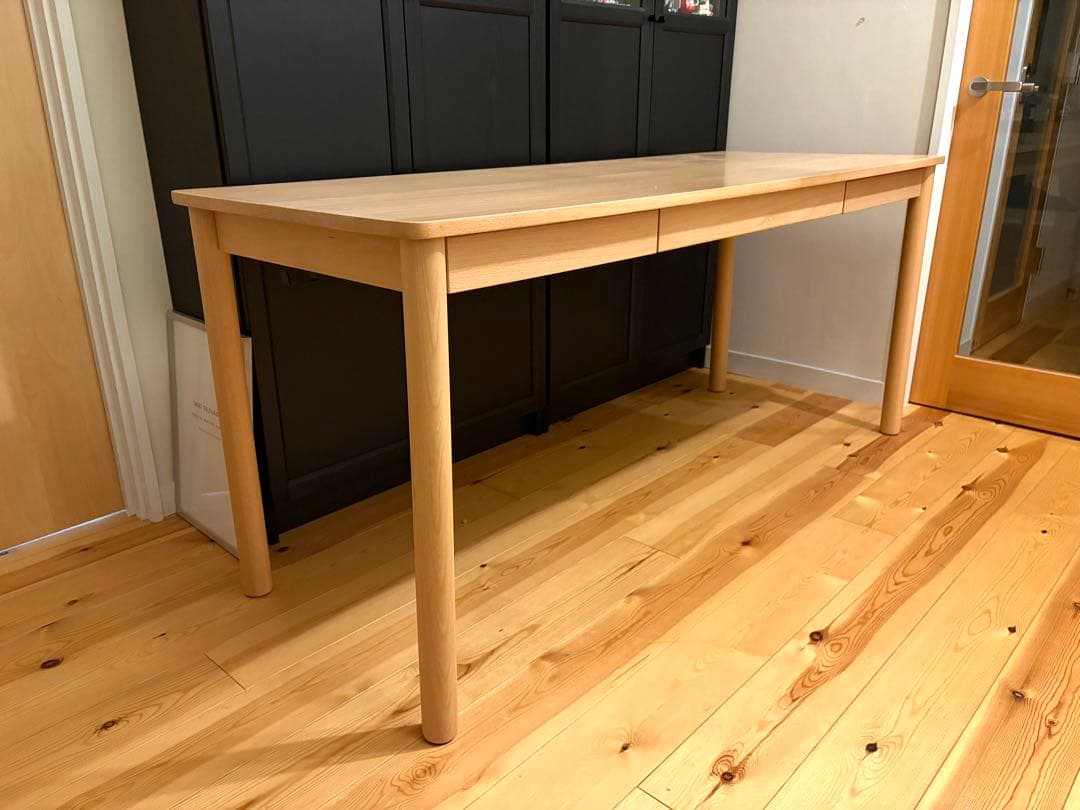 無印良品 システムデスク 幅160cm 天板2枚 廃盤品 無印良品 システム