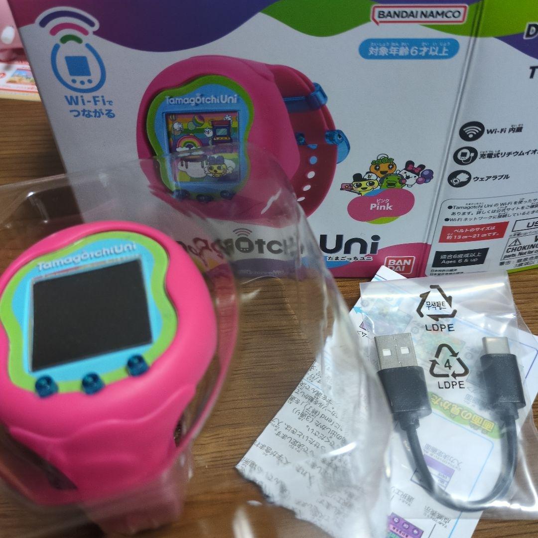 本日のみ値下げ！！ Tamagotchi Uni ピンク 特典コード付き！ - メルカリ