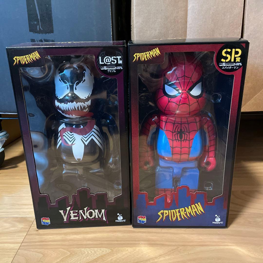 ベアブリック400% スパイダーマン/ヴェノム