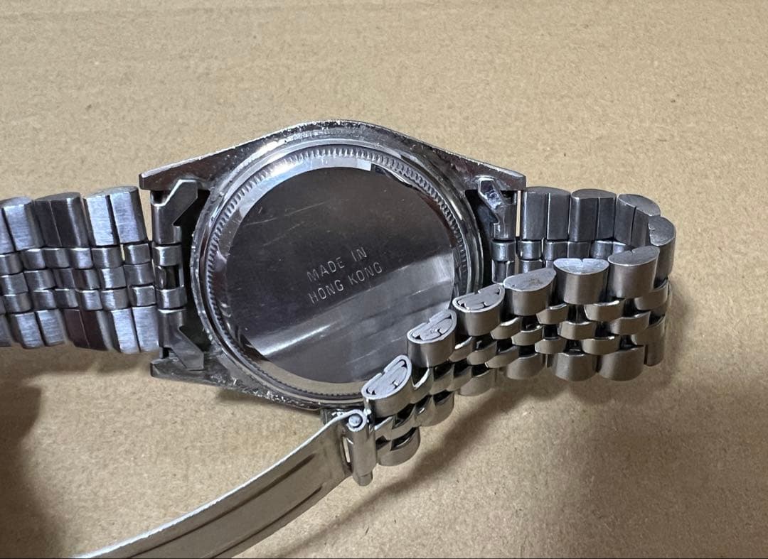 自動巻き時計 シルバー ステンレス