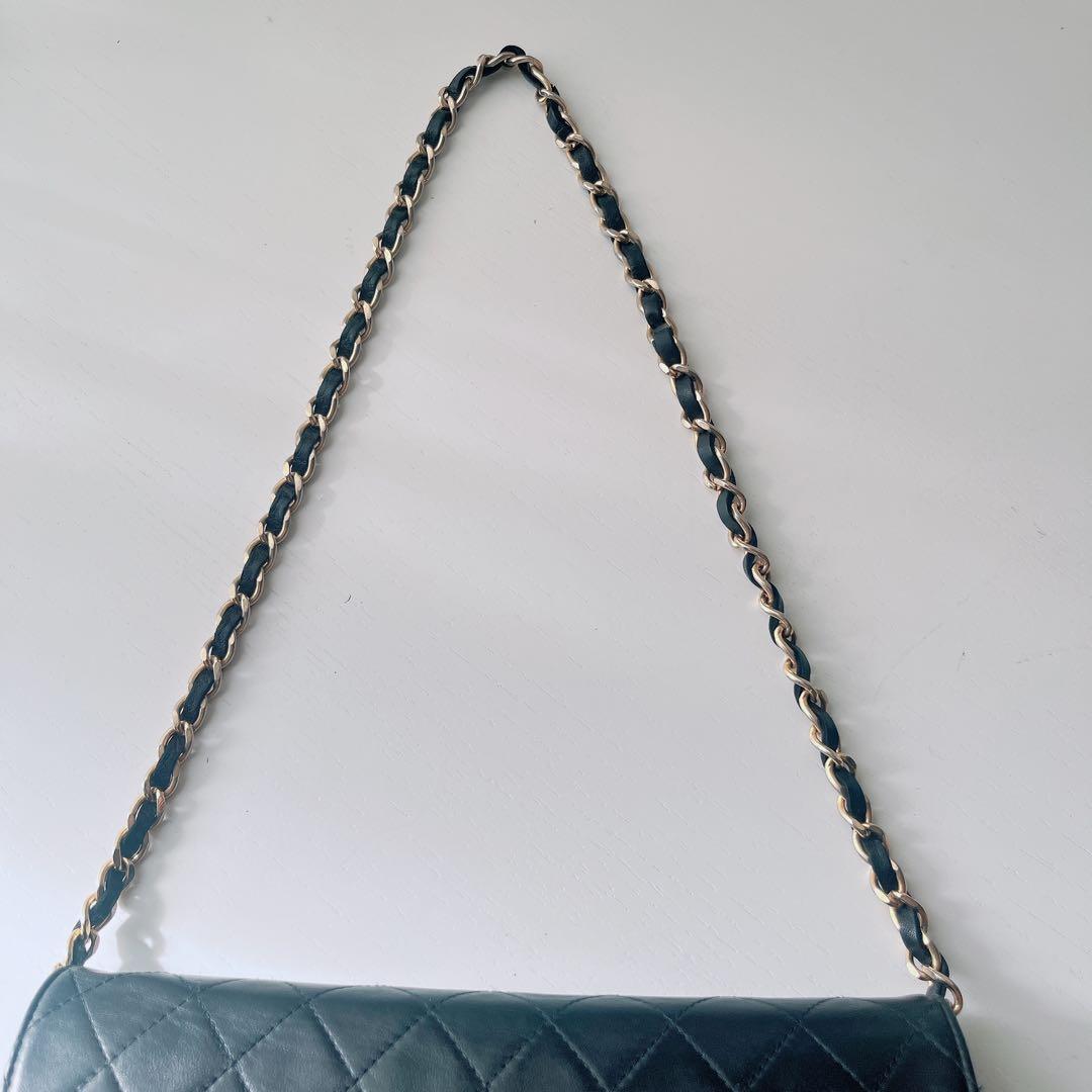 最終価格　CHANELシャネルマトラッセラムスキンショルダーバッグ