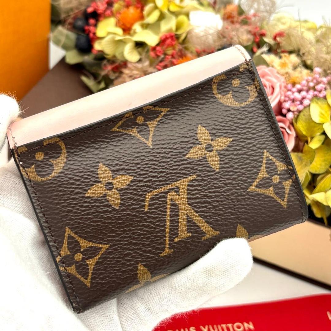 ルイヴィトン モノグラム ポルトフォイユ ゾエ ローズバレリーヌ 財布