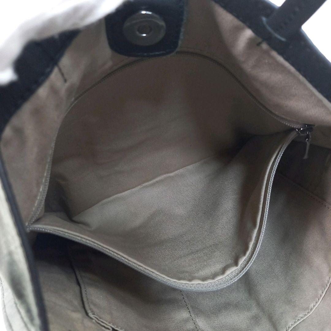 【美品】イアパピヨネ 牛革 ぺたんこ トート ショルダーバッグ 2way A4可