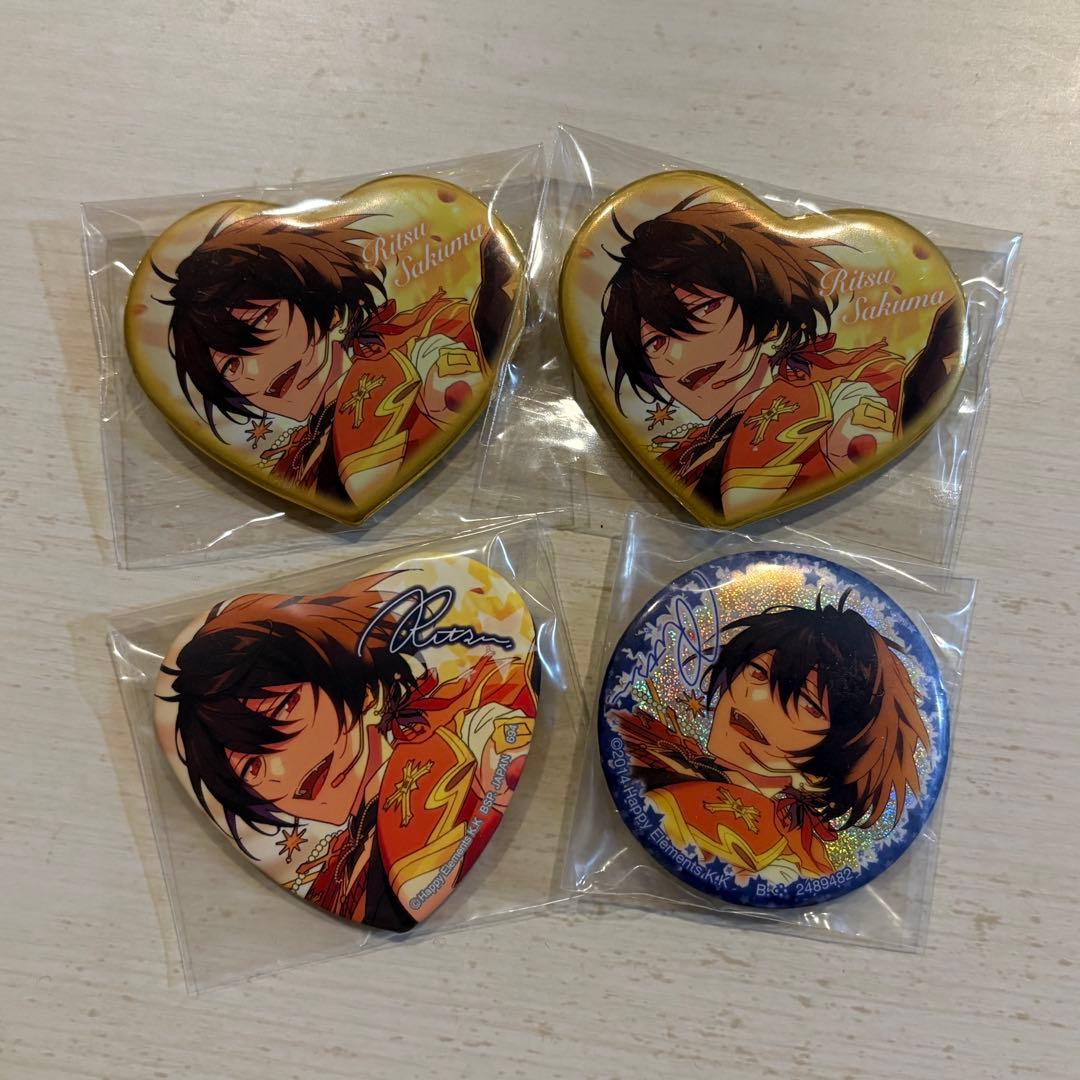 凛月 とるパカ ハート缶バッジ あんスタ - メルカリ