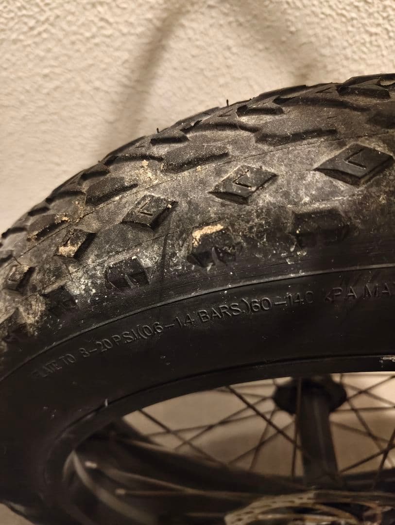 写真追加　bronx 20インチ　ファットバイクバスケット付き　引き取り限定