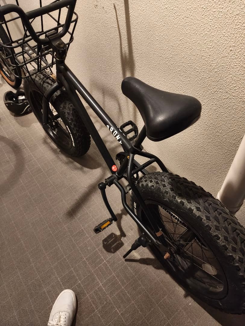 写真追加　bronx 20インチ　ファットバイクバスケット付き　引き取り限定
