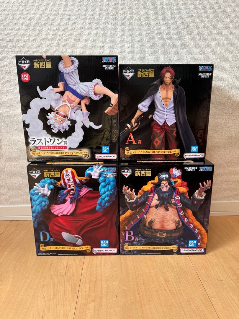 バンダイ ONE PIECE シャンクス MASTERLISE A賞 ギア5 ルフィ まとめ