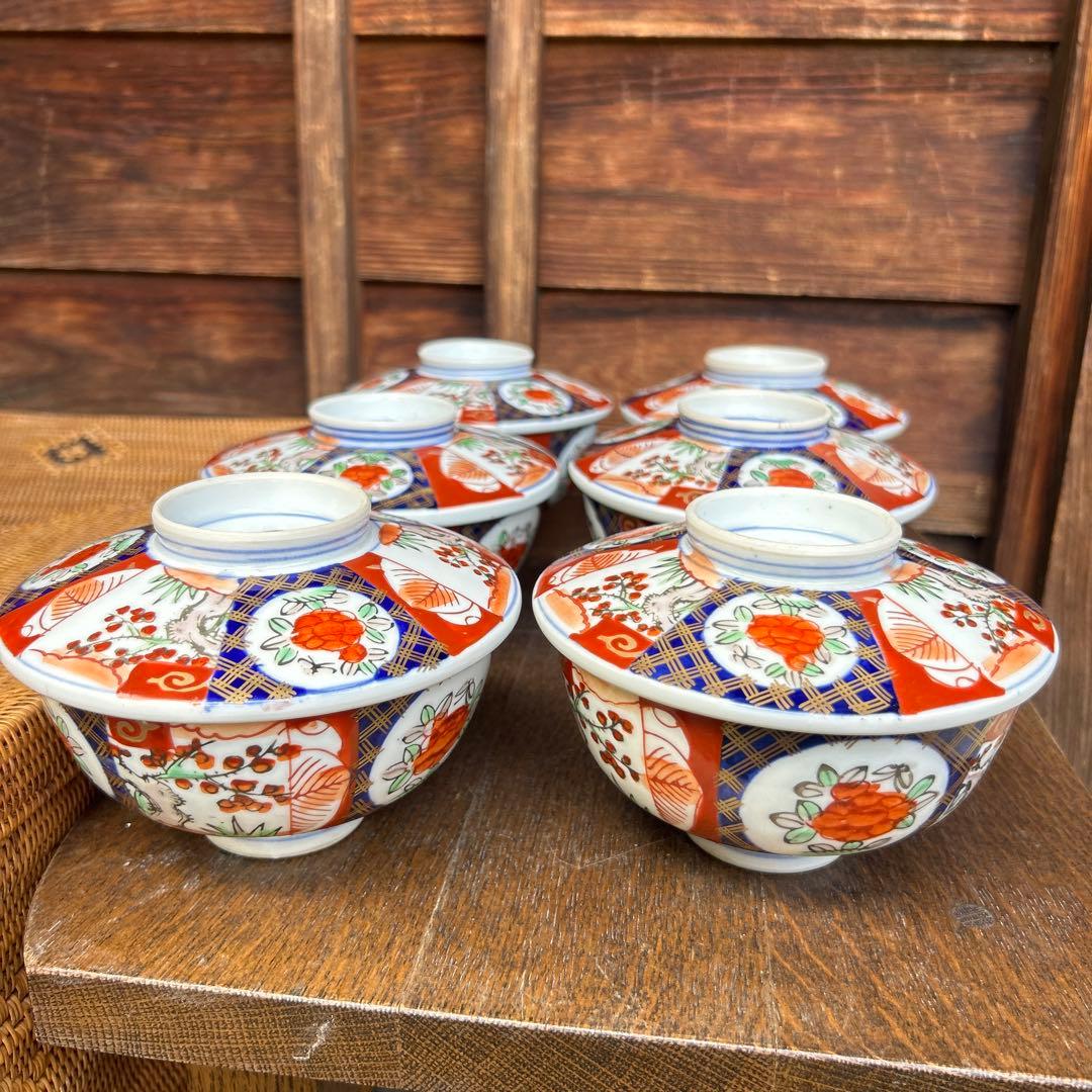 有田焼 伊万里焼 古伊万里 月弓 金彩 蓋付碗 煮物椀 雑煮碗 丼 - メルカリ