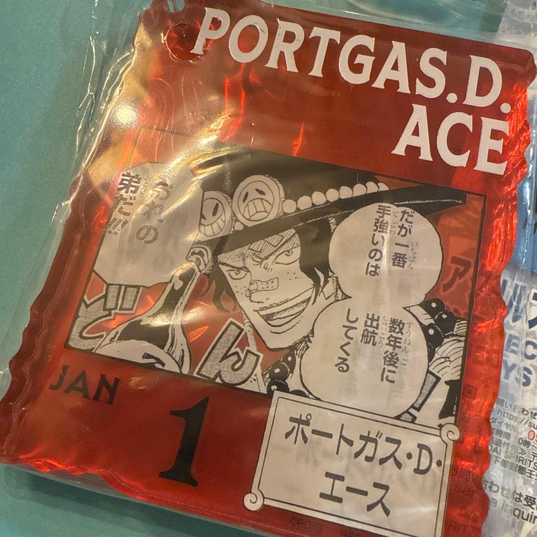 ワンピース BASE SHOPくじ アクリルブロック エース ベースショップ