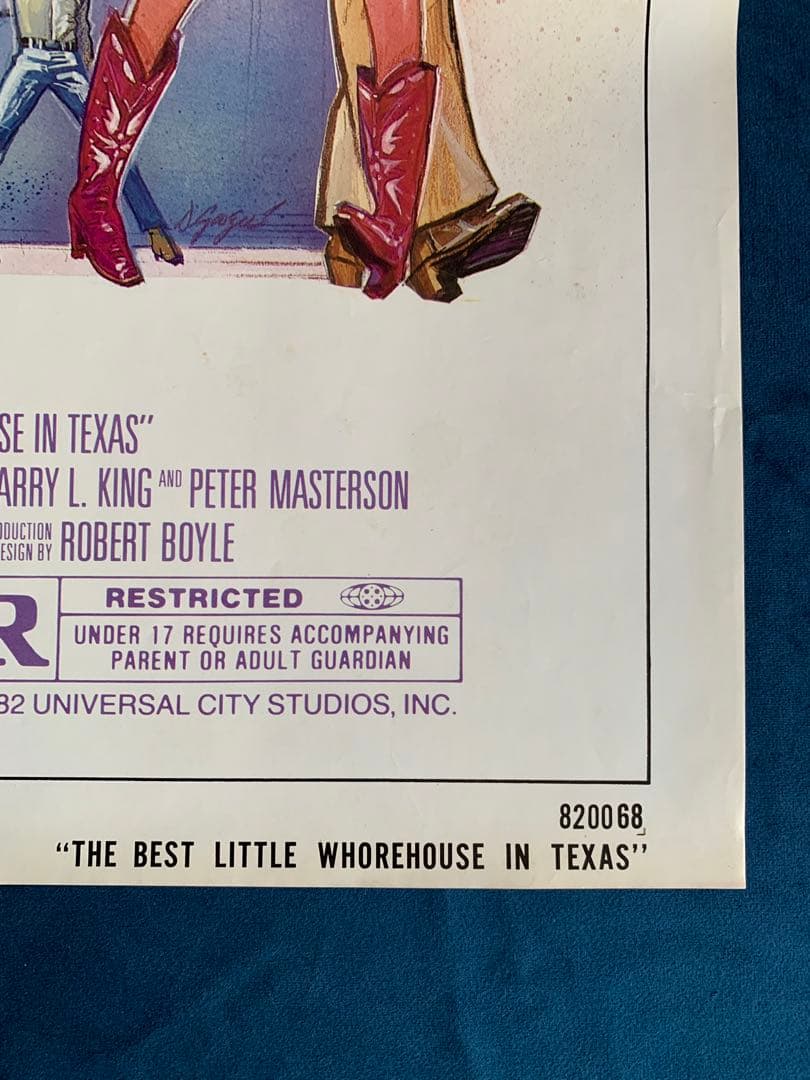 テキサスいちの赤いバラ　USオリジナル映画ポスター