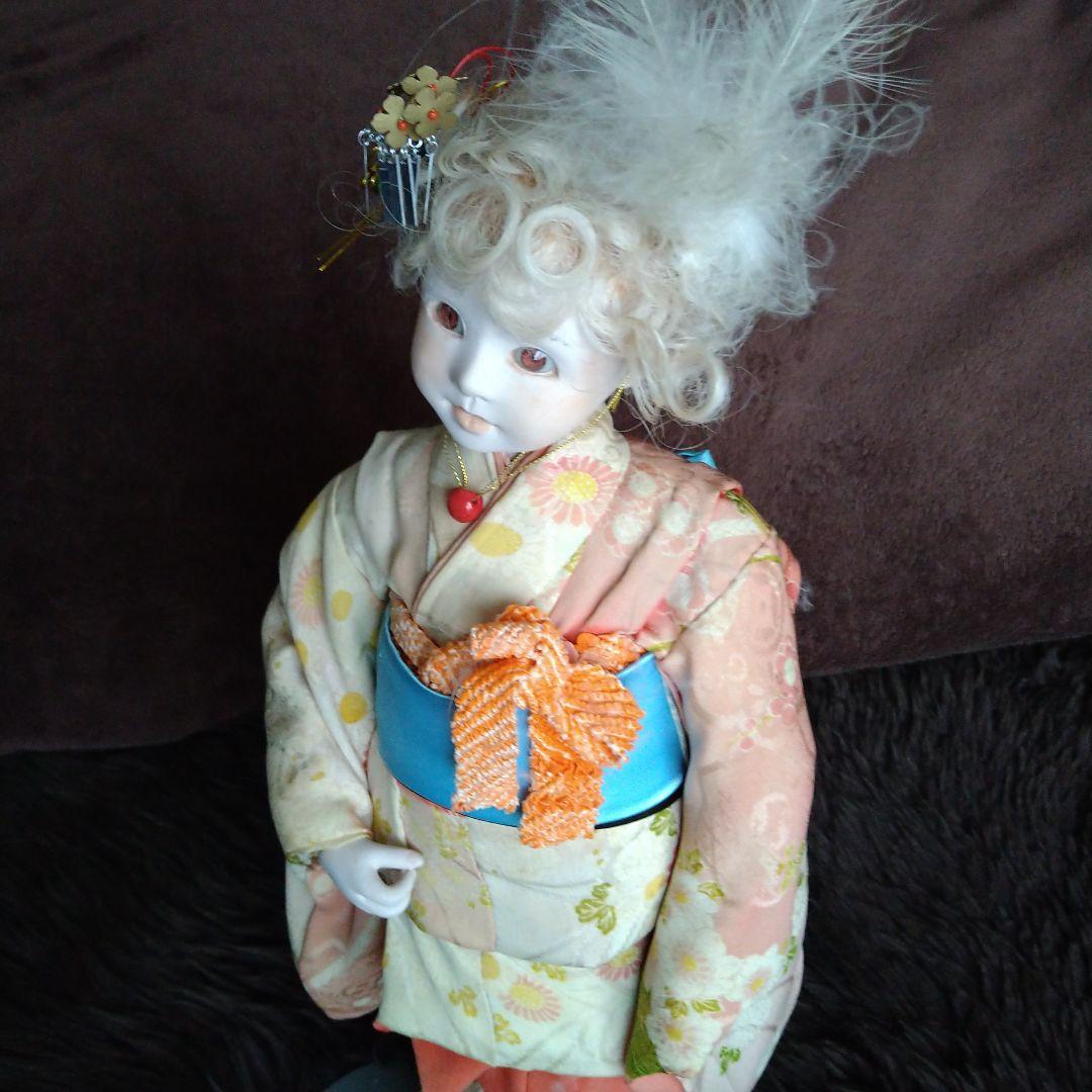 希少ビスクドール 創作人形 全てHandmade、キュートでお茶目な大道芸