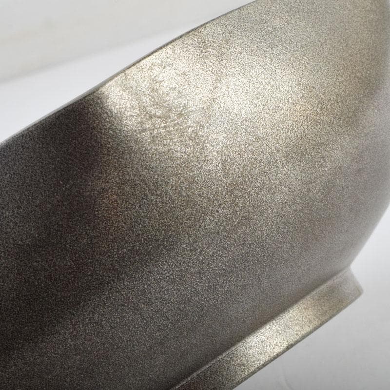 茶道具 古錫 三越製 花草文 菓子器 菓子鉢 時代箱付 V 9135