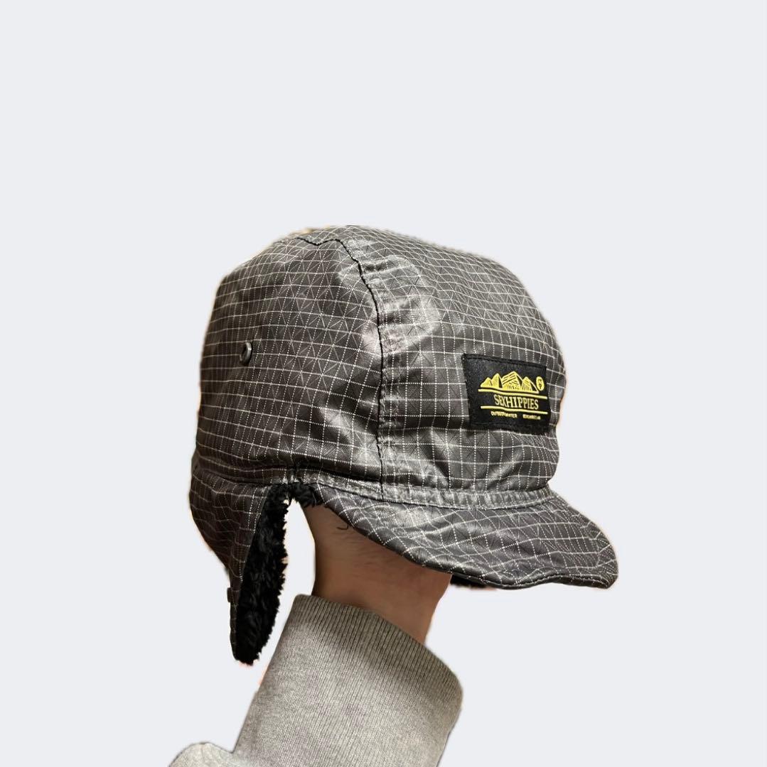 美品】Sexhippies mountain cap グレー フライトキャップ